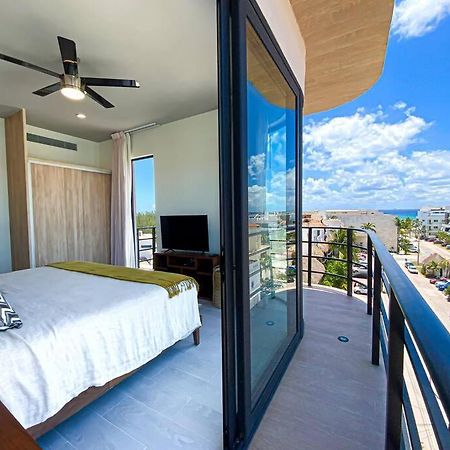 Апартаменты Beautiful + Luxury + Ocean View + Pool Плая-дель-Кармен Экстерьер фото