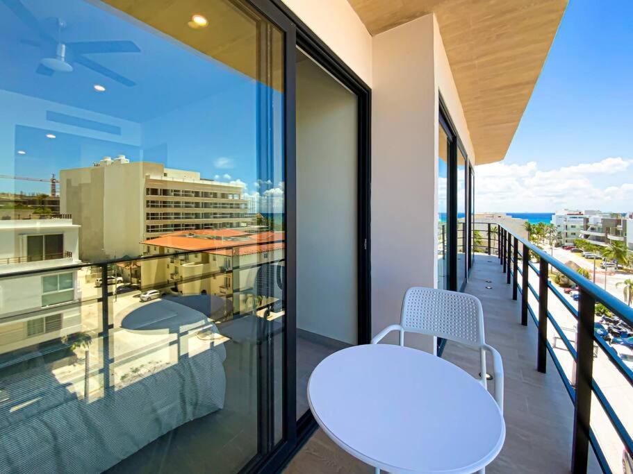 Апартаменты Beautiful + Luxury + Ocean View + Pool Плая-дель-Кармен Экстерьер фото