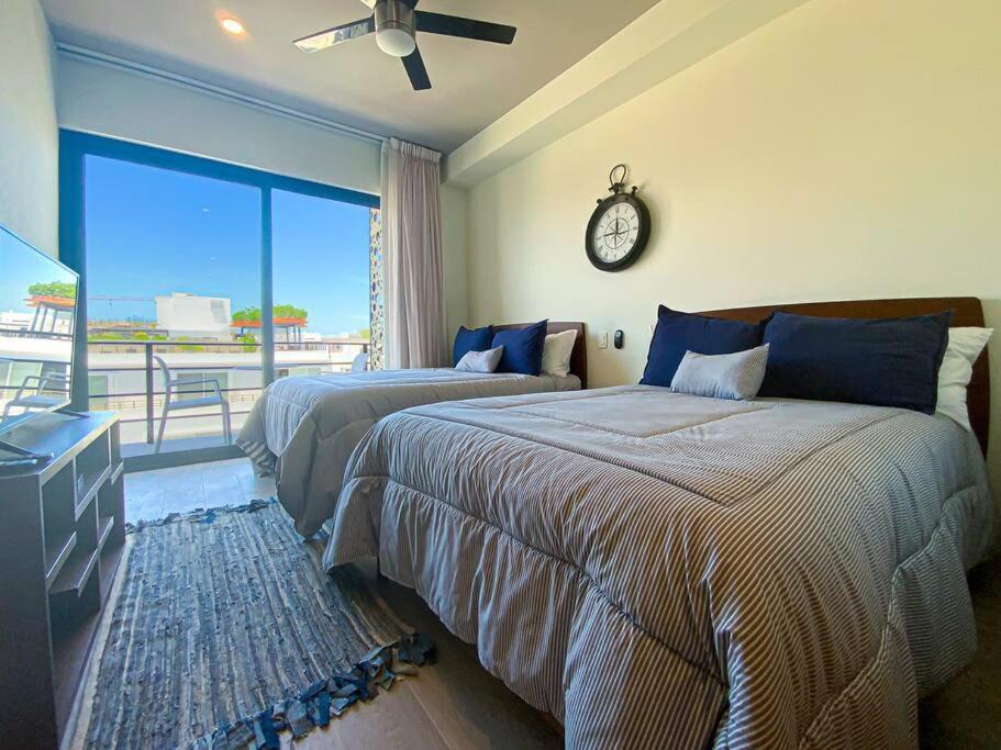 Апартаменты Beautiful + Luxury + Ocean View + Pool Плая-дель-Кармен Экстерьер фото